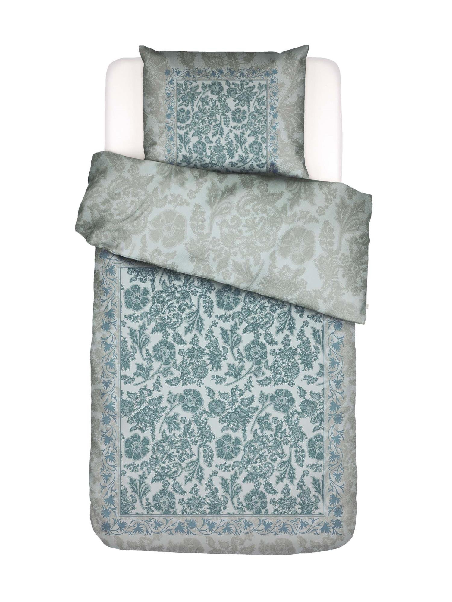 ESSENZA Maere Hazy Blue Bettwäsche 135 x 200 cm von ESSENZA