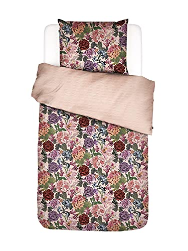 ESSENZA Mako-Satin Bettwäsche Frida Multi 1 Bettbezug 155 x 220 cm + 1 Kissenbezug 80 x 80 cm von ESSENZA