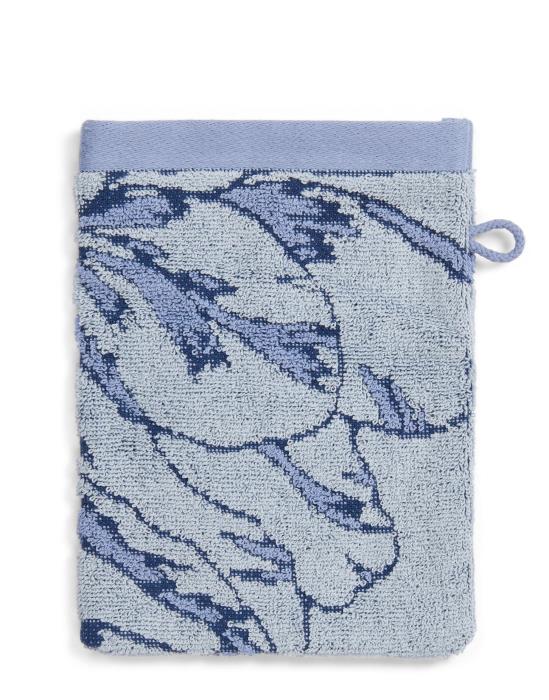 ESSENZA Malou Blau Waschhandschuh 16 x 22 cm von ESSENZA