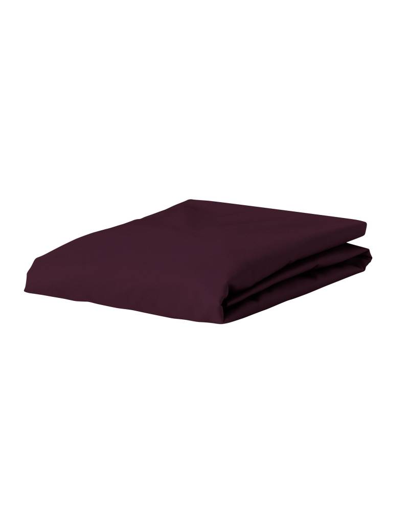 ESSENZA Minte Burgundy Spannbettlaken 140 x 200 cm von ESSENZA