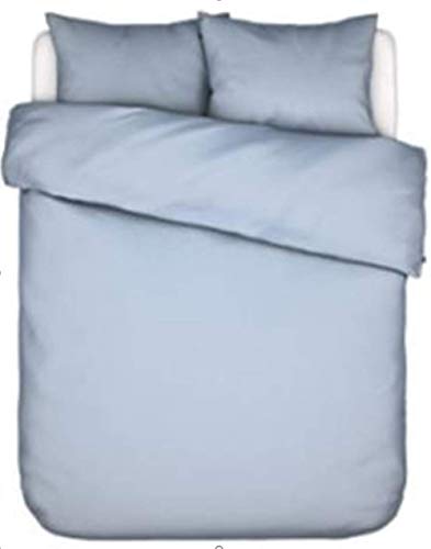 ESSENZA Perkal-Bettwäsche Minte Farbe Iceblue Größe 155x220+80x80cm von ESSENZA