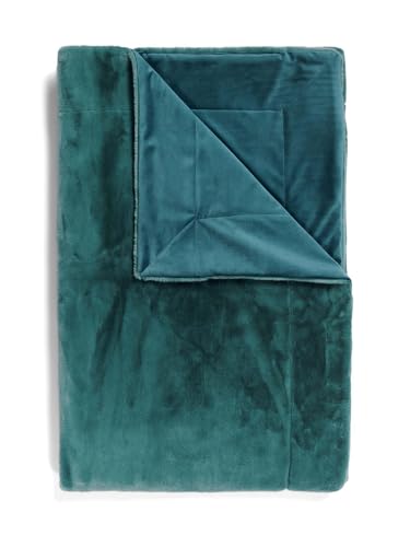ESSENZA Plaid Furry Reef Green, 150x200 cm - 100% Polyester - Uni von ESSENZA
