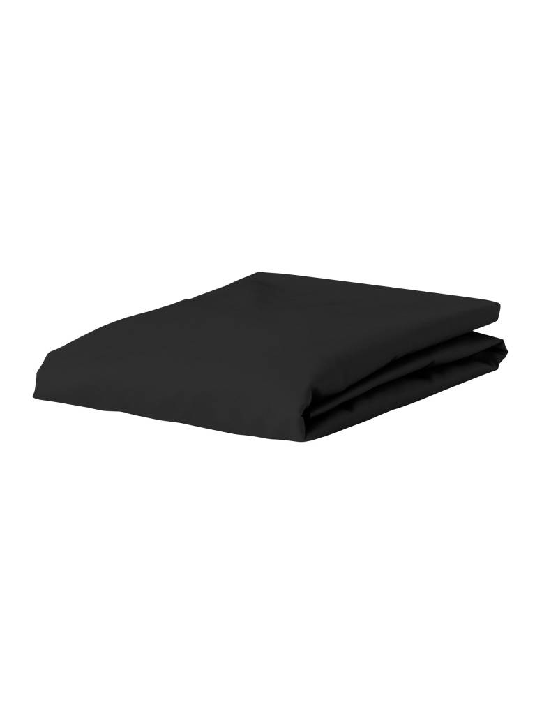 ESSENZA Premium Percale Anthrazit Spannbettlaken 80 x 200 cm von ESSENZA