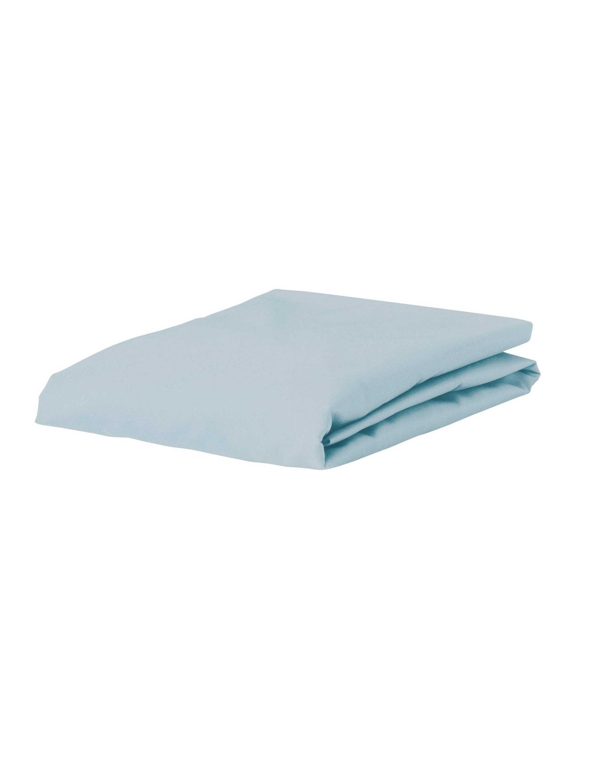ESSENZA Premium Percale Blau Spannbettlaken 80 x 200 cm von ESSENZA