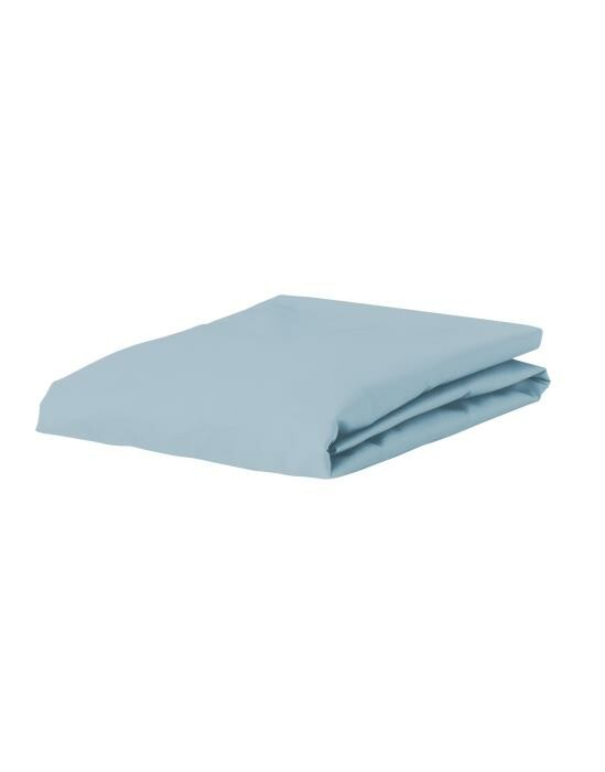 ESSENZA Premium Percale Iceblue Spannbettlaken 140 x 200 cm von ESSENZA