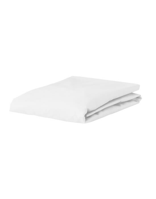 ESSENZA Premium Percale Weiß Bettlaken 180 x 280 cm von ESSENZA