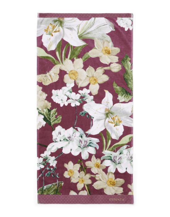 ESSENZA Rosalee Plum Handtuch 55 x 100 cm von ESSENZA