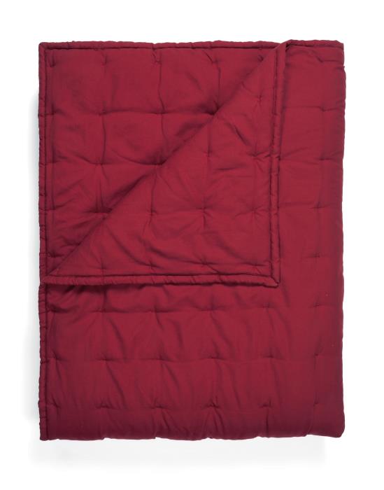 ESSENZA Ruth Weinrot Plaid 150 x 200 cm von ESSENZA