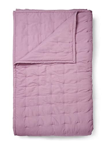 ESSENZA Tagesdecke Ruth Grape, 180x265 cm - 70% Polyester (recycelt), 30% Polyester - Uni von ESSENZA