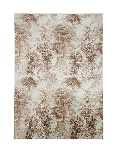 ESSENZA Teppich Aurelie Vanille, 120x180 cm - 60% Polyester, 30% thermoplastischesPolyurethan, 10% Baumwolle - Blumen ESSENZA Teppich Aurelie Vanille, 120x180 cm - 60% Polyester, 30% thermoplastischesPolyurethan, 10% Baumwolle - Blumen von ESSENZA