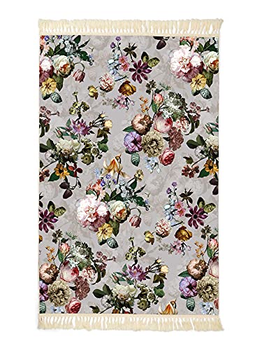 ESSENZA Teppich Fleur Grau 60x90 cm von ESSENZA