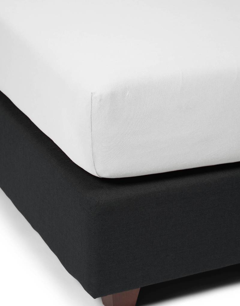 ESSENZA The Perfect Organic Jersey Weiß Spannbettlaken 140-160 x 200-220 cm von ESSENZA