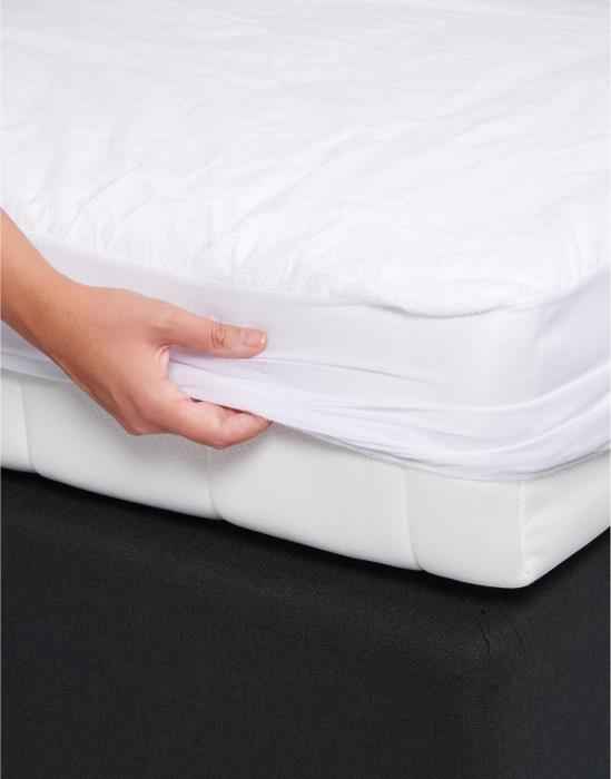 ESSENZA Waterproof 90c Weiß Spannbettlaken 140 x 200 cm von ESSENZA