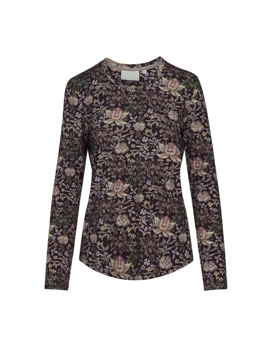 ESSENZA waona ophelia Plum wine Top Langarm S von ESSENZA