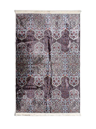 ESSENZA Teppich Giulia Eisblau, 120x180 cm - 60% Polyester, 30% thermoplastischesPolyurethan, 10% Baumwolle - Ornamente ESSENZA Teppich Giulia Eisblau, 120x180 cm - 60% Polyester, 30% thermoplastischesPolyurethan, 10% Baumwolle - Ornamente von ESSENZA