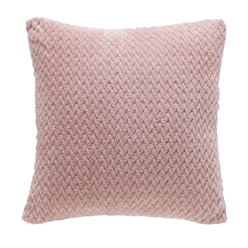 ESSEX - Kissenbezug Pattern, 40 x 40 cm, Kissenhülle, 100% Polyester, Zierkissenbezüge - Rosa von ESSEX