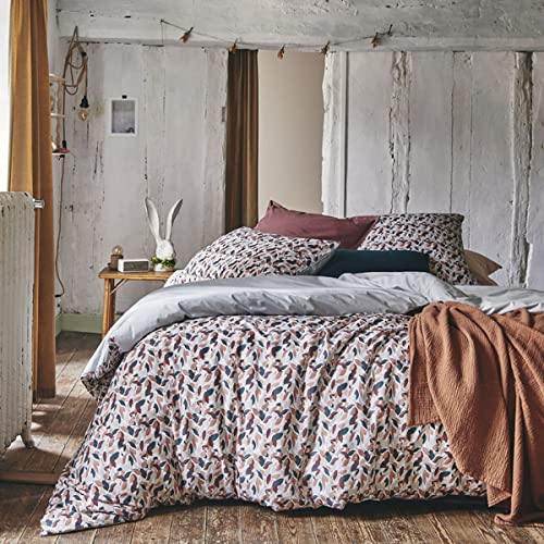 ESSIX Bettbezug aus Perkal-Baumwolle, Bedruckt, 260 x 240 cm, Murmural, von ESSIX