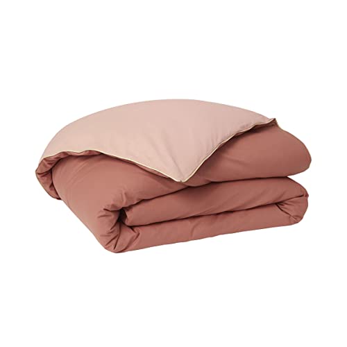 Essix Bettbezug Bons Jours, Baumwolle, zweifarbig, Rosa, 240 x 220 cm von ESSIX