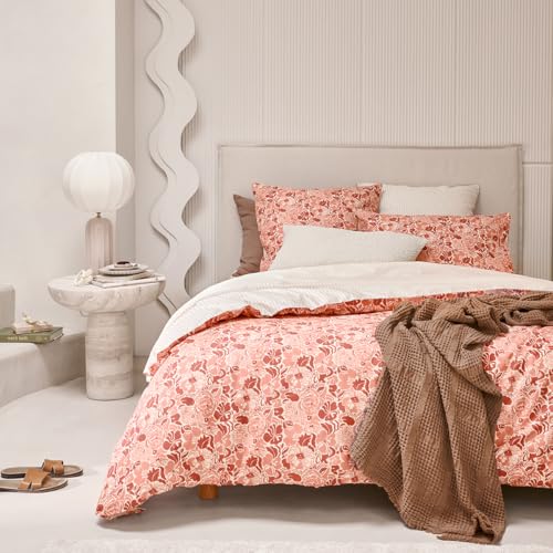 ESSIX Bettbezug aus Baumwollperkal, 240 x 220 cm, Gloria, Rosa ESSIX Bettbezug aus Baumwollperkal, 240 x 220 cm, Gloria, Rosa von ESSIX