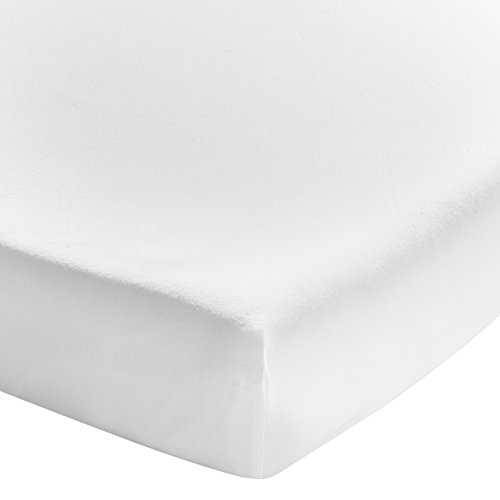 ESSIX Soft Line Spannbettlaken Baumwolle weiß 190 x 140 cm von ESSIX