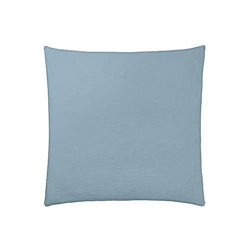 ESSIX Tendresse Kissenbezug, Baumwolle, 65 x 65 cm, Alpenblau von ESSIX