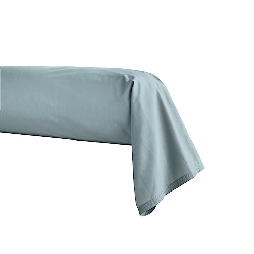 Essix First Nackenrollenbezug, Perkal-Baumwolle, Eisblau, 43 x 230 cm, 43 x 230 cm von ESSIX