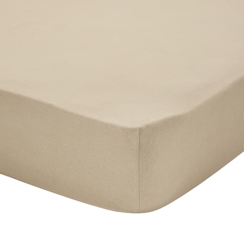 Spannbettlaken, Frisson Sesame, 140 x 200 cm, Spannhöhe 30 cm. Essix von ESSIX