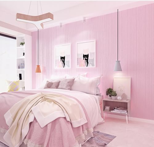 ESSMOKO Tapete Moderne vertikal gestreifte Vliestapete nicht selbstklebend einfarbig für Schlafzimmer Wohnzimmer Restaurant Dekoration Tapete Rosa Lila 53 * 950cm ESSMOKO Tapete Moderne vertikal gestreifte Vliestapete nicht selbstklebend einfarbig für Schlafzimmer Wohnzimmer Restaurant Dekoration Tapete Rosa Lila 53 * 950cm von ESSMOKO