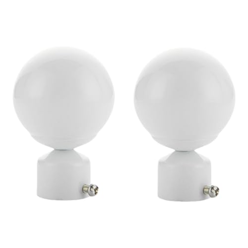 Gardinenstange Endstück 22mm 28mm Eisen Material Einstellbare Hängen Römischen Stange Ende Dekorative Kopf Vorhang Stange Zubehör (22mm) von ESSMOKO