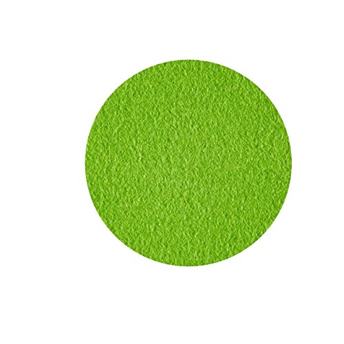 ESTA-Design Filz Untersetzer Scheibe Farbe Mai grün 100% feinster Merino Schurwoll Filz 5mm (Ø 20 cm) von ESTA-Design