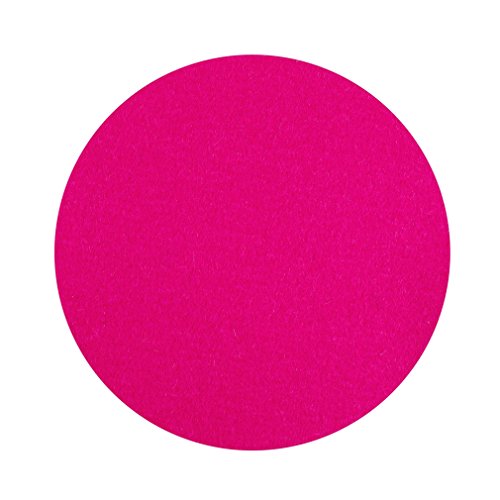 ESTA-Design Untersetzer Größe Ø 10 cm eckig Farbe pink 100% Merino Filz 5mm von ESTA-Design