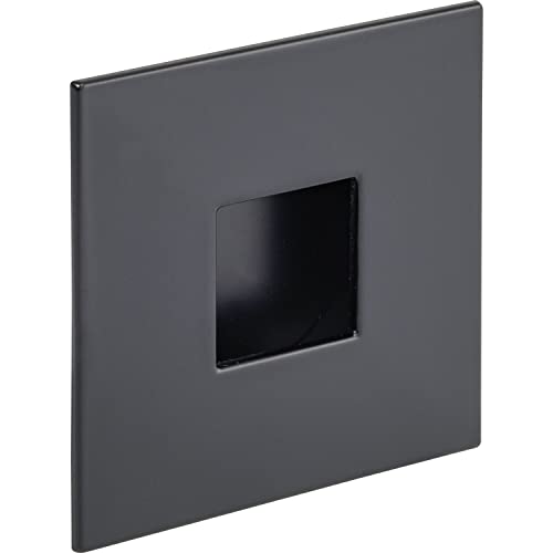 ESTAMP Griffmuschel Geometrix 73x73mm - Muschelgriff quadratisch - Griff mit Rahmen zum Einlassen - Zinkdruckguss schwarz matt ESTAMP Griffmuschel Geometrix 73x73mm - Muschelgriff quadratisch - Griff mit Rahmen zum Einlassen - Zinkdruckguss schwarz matt von ESTAMP