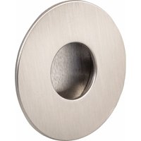 Estamp - Griffmuschel Geometrec ø 70mm - Muschelgriff rund - Griff zum Einlassen mit Rahmen, Zinkdruckguss Edelstahl Effekt Estamp - Griffmuschel Geometrec ø 70mm - Muschelgriff rund - Griff zum Einlassen mit Rahmen, Zinkdruckguss Edelstahl Effekt von ESTAMP