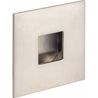 Estamp - Griffmuschel Geometrix 73x73mm - Muschelgriff quadratisch - Griff mit Rahmen zum Einlassen - Zinkdruckguss Edelstahl Effekt Estamp - Griffmuschel Geometrix 73x73mm - Muschelgriff quadratisch - Griff mit Rahmen zum Einlassen - Zinkdruckguss Edelstahl Effekt von ESTAMP