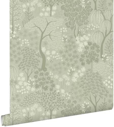 ESTAhome Tapete Bäumen und Blumen Grün 50 x 900 cm ESTAhome Tapete Bäumen und Blumen Grün 50 x 900 cm von ESTAhome. NL
