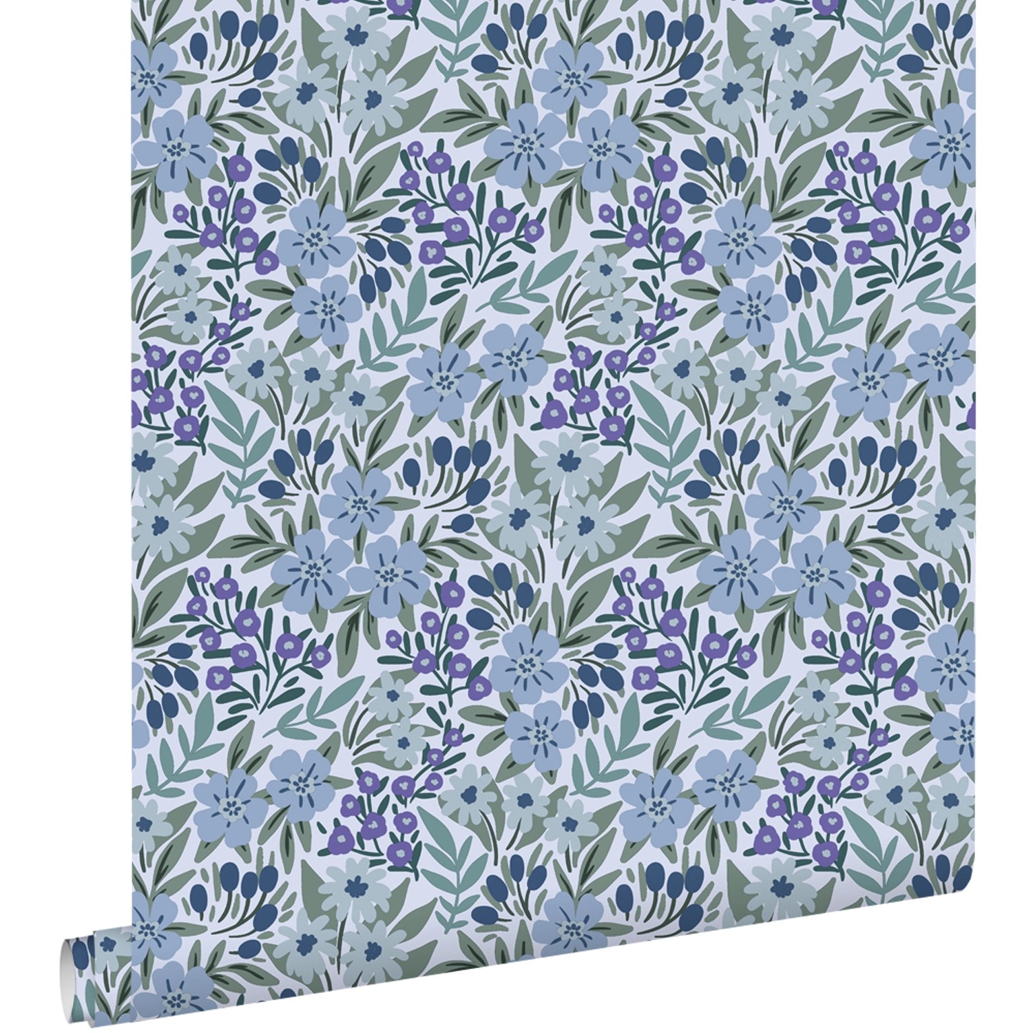 ESTAhome Tapete Blumen Blau 50 X 900 Cm 131447 ESTAhome Tapete Blumen Blau 50 X 900 Cm 131447 von ESTAhome