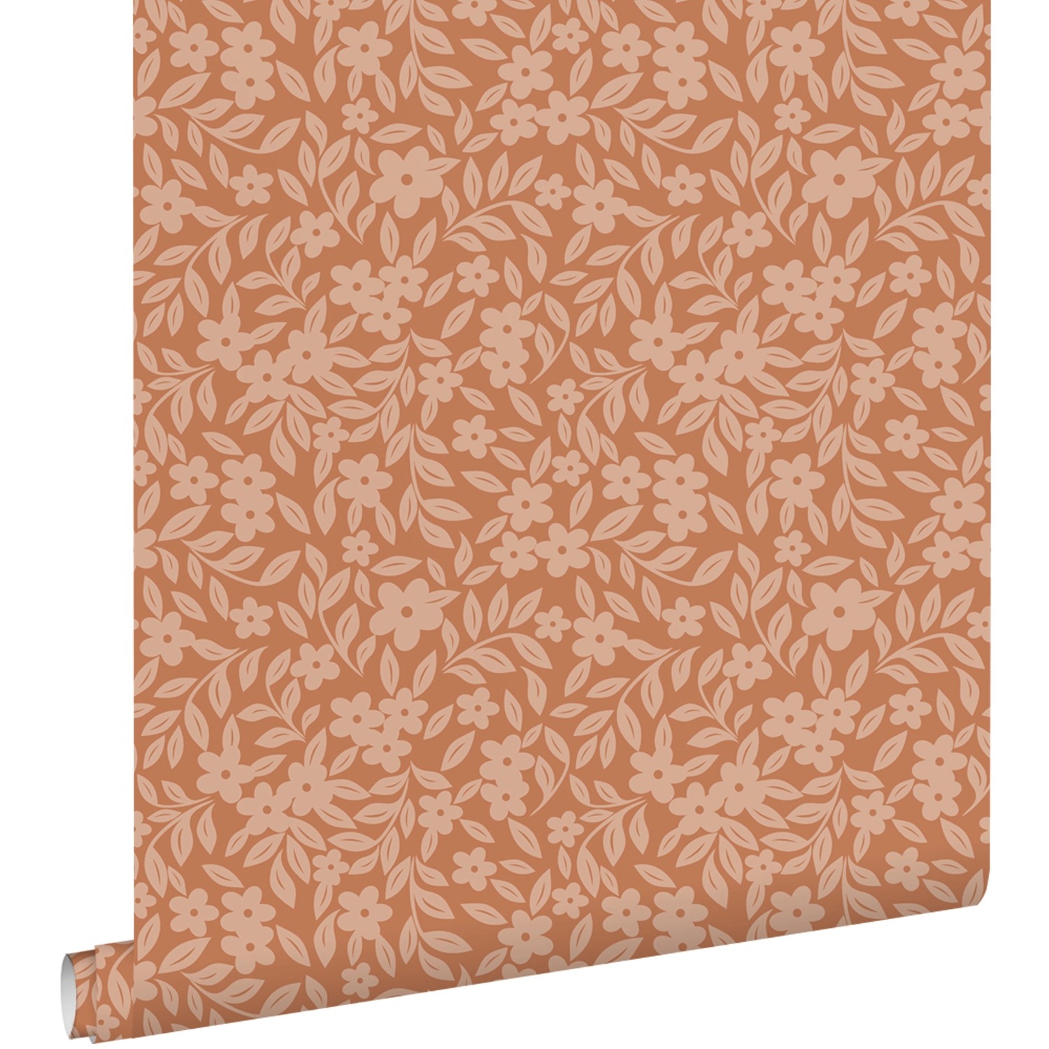 ESTAhome Tapete Blumen Terrakotta 50 X 900 Cm 131442 ESTAhome Tapete Blumen Terrakotta 50 X 900 Cm 131442 von ESTAhome