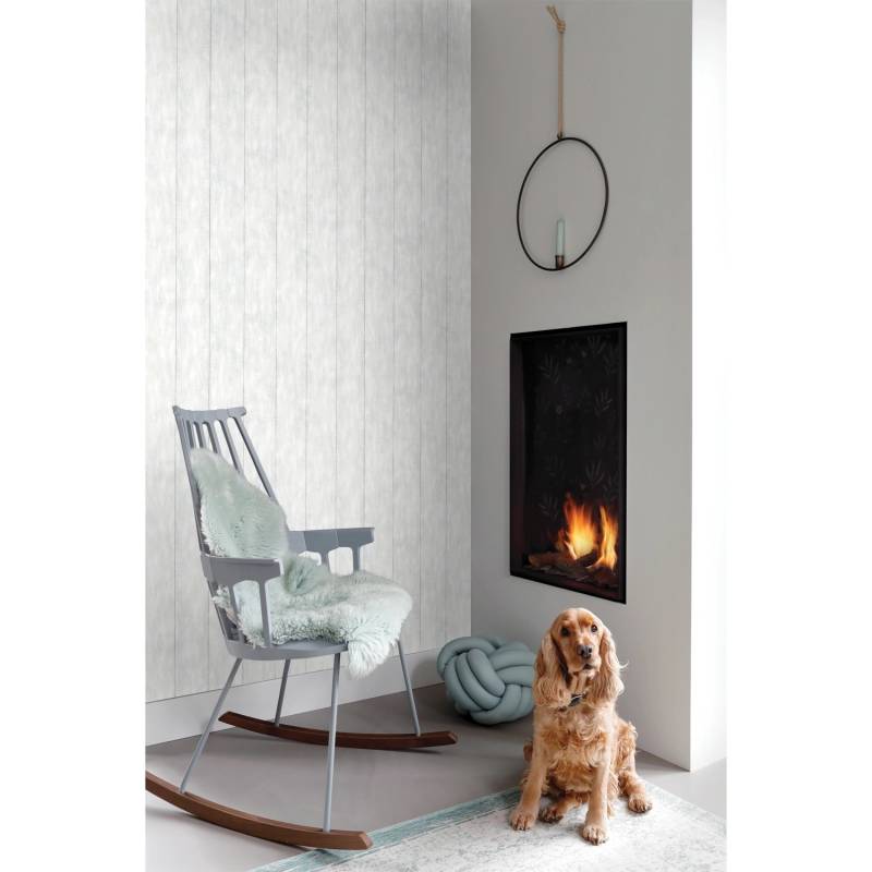 ESTAhome Tapete Holz-Optik Hellblau 53 cm x 10,05 m 128007 von ESTAhome