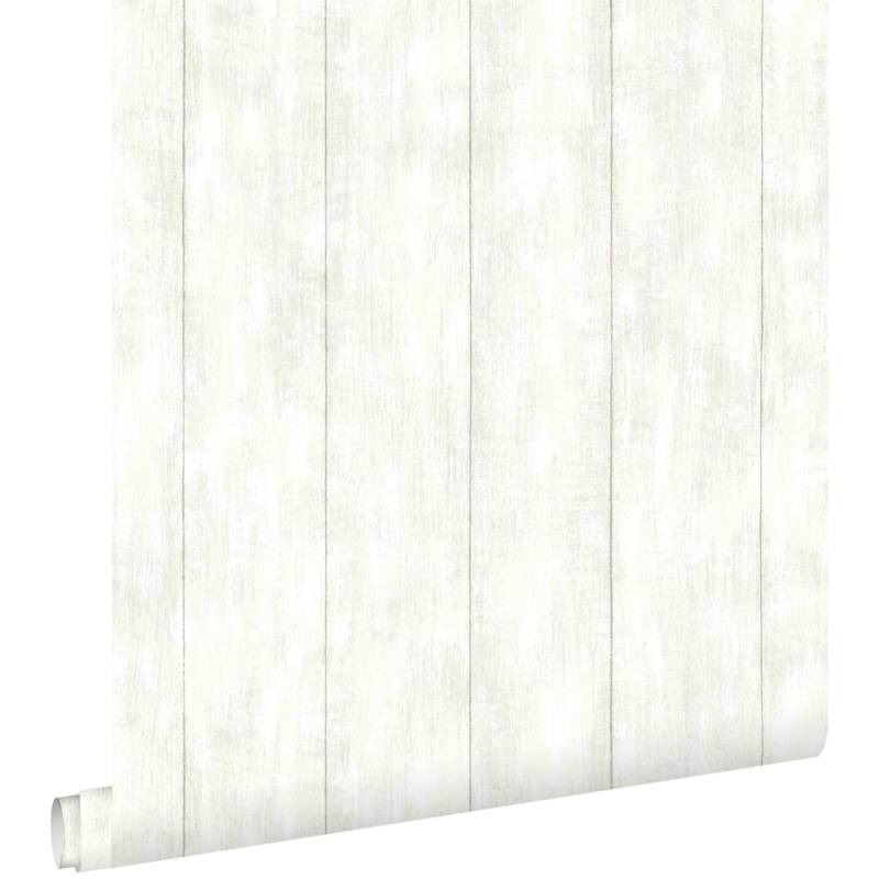 ESTAhome Tapete Holz-Optik Weiß 53 cm x 10,05 m 128006 von ESTAhome