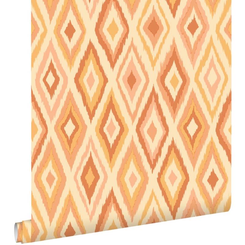 ESTAhome Tapete Karomuster Gelb und Orange 50 x 900 cm ESTAhome Tapete Karomuster Gelb und Orange 50 x 900 cm von ESTAhome