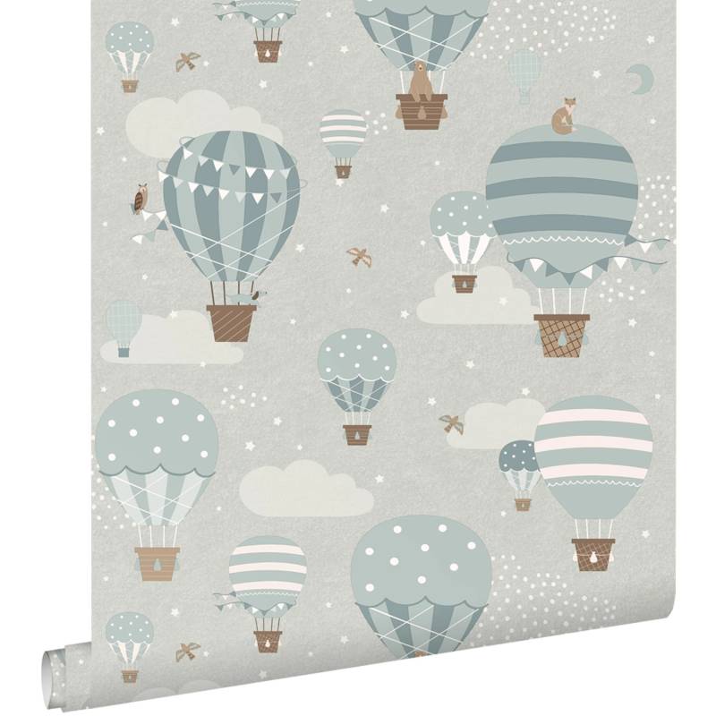 ESTAhome Tapete Luftballons Blau 50 x 900 cm ESTAhome Tapete Luftballons Blau 50 x 900 cm von ESTAhome