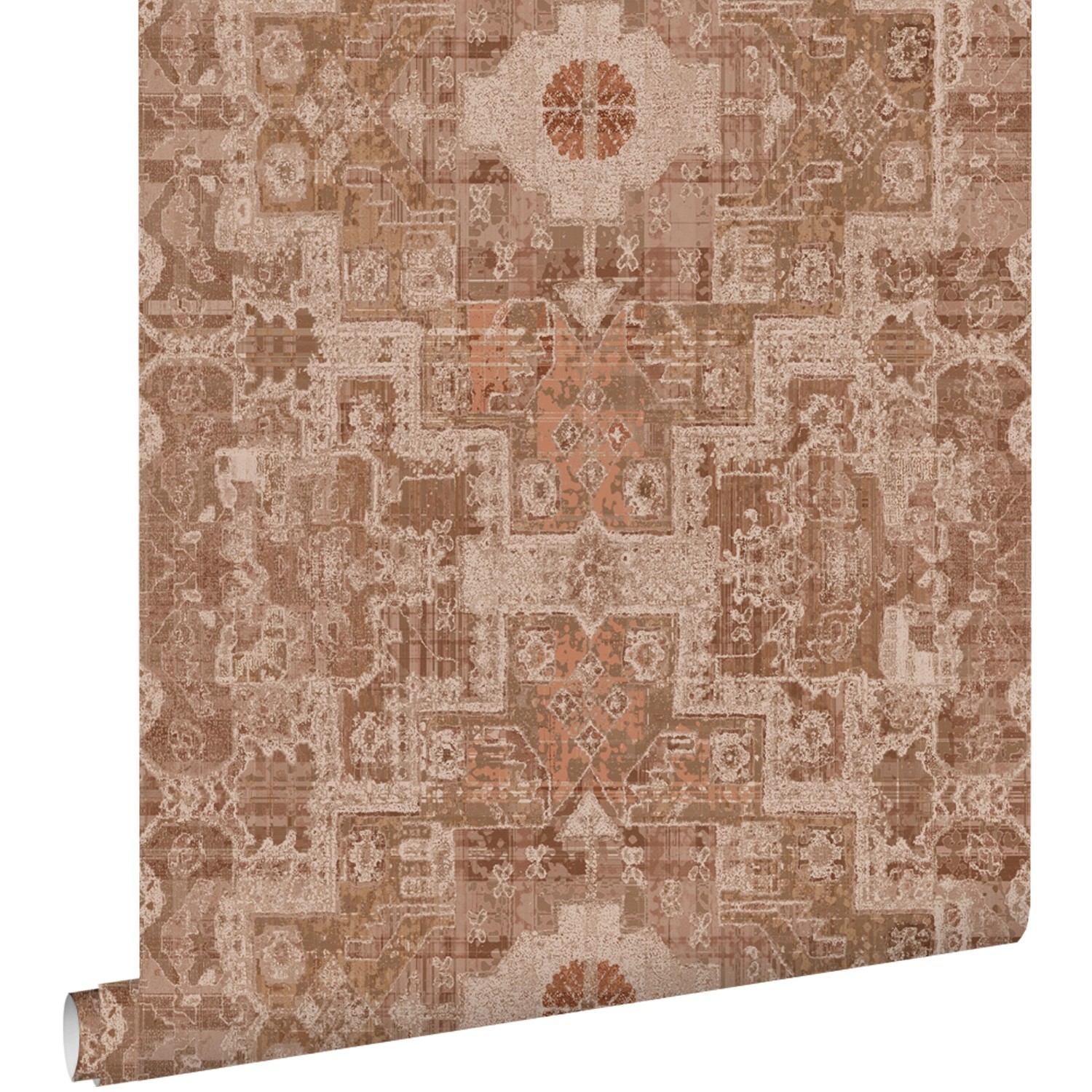 ESTAhome Tapete Orientalisches Kelim-Patchwork Graubraun 50 X 900 Cm - 131365 ESTAhome Tapete Orientalisches Kelim-Patchwork Graubraun 50 X 900 Cm - 131365 von ESTAhome