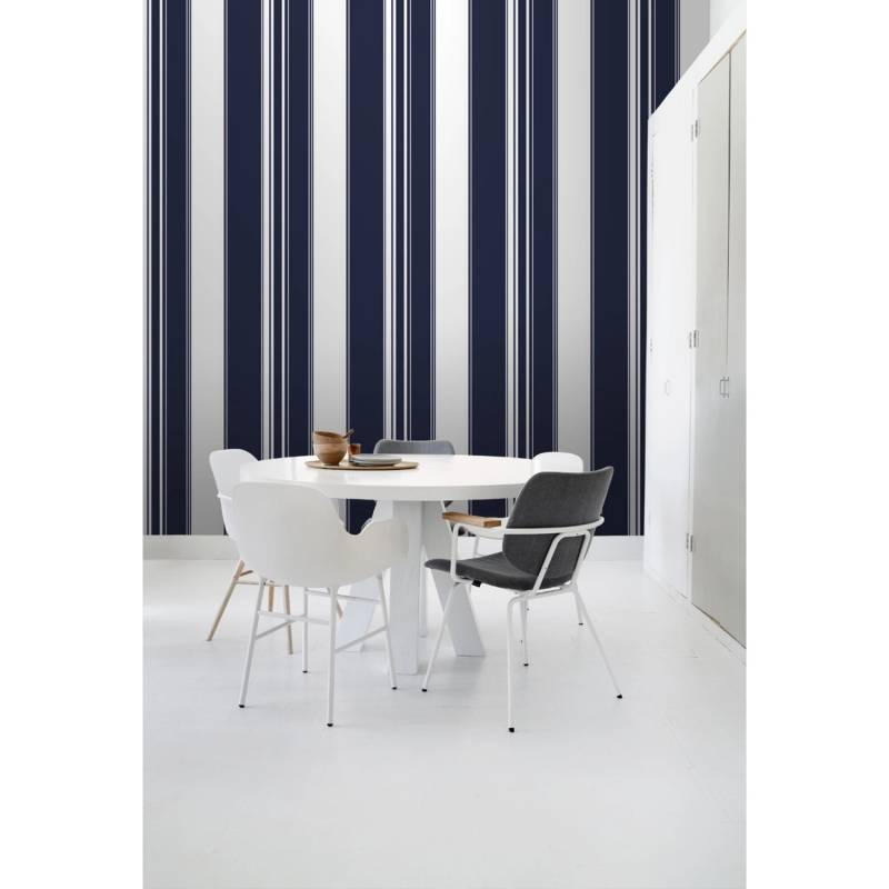 ESTAhome Tapete Streifen Marineblau 53 cm x 10,05 m 136417 ESTAhome Tapete Streifen Marineblau 53 cm x 10,05 m 136417 von ESTAhome