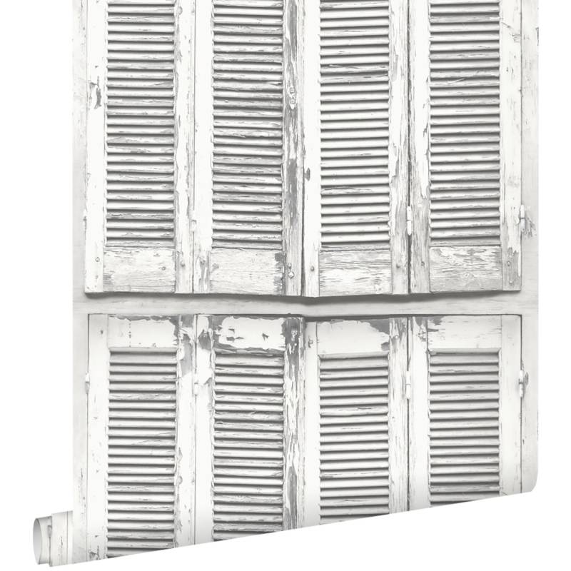 ESTAhome Tapete Verwitterte Französische Vintage Fensterläden Hellgrau Und Weiß 53 Cm X 1005 Cm 138882 ESTAhome Tapete Verwitterte Französische Vintage Fensterläden Hellgrau Und Weiß 53 Cm X 1005 Cm 138882 von ESTAhome