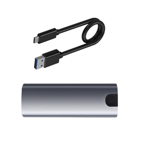 ESTCNK Solid Drives Aluminium Solid Drives NVME auf USB 3.1 TypeC Gehäuseadapter Solid Disk für 2230/2242/2260/2280 von ESTCNK