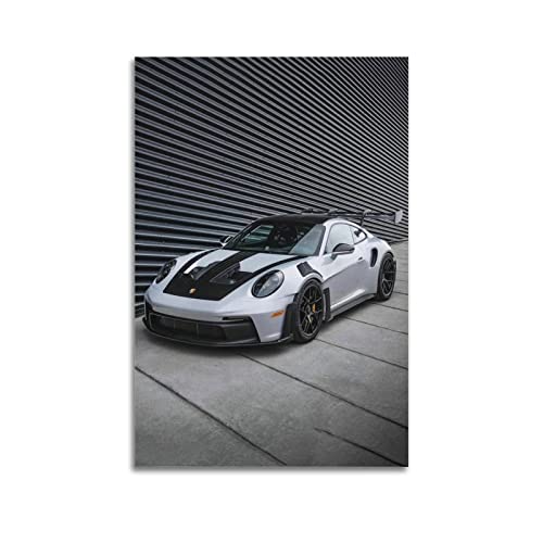 ESTE Sportwagen-Poster 911 GT3 RS Supercar Racing Cars Poster, dekoratives Gemälde, Leinwand, Wandposter und Kunstbild, modernes Familien-Schlafzimmer, 30 x 45 cm von ESTE