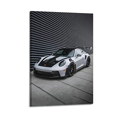 ESTE Sportwagen-Poster 911 GT3 RS Supercar Racing Cars Poster, dekoratives Gemälde, Leinwand, Wandposter und Kunstbild, modernes Familien-Schlafzimmer, 50 x 75 cm von ESTE