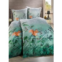 Bettwäsche-Garnitur mit Eichhörnchen-Motiv von ESTELLA