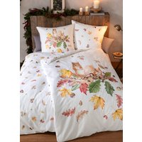 Bettwäsche-Garnitur mit herbstlichen Motiven Bettwäsche-Garnitur mit herbstlichen Motiven von ESTELLA
