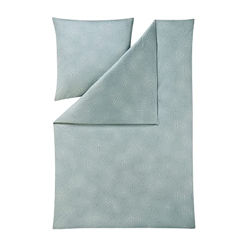 ESTELLA Atelier Bettwäsche Pippa Farbe Mint Größe 155x200 + 80x80 von ESTELLA